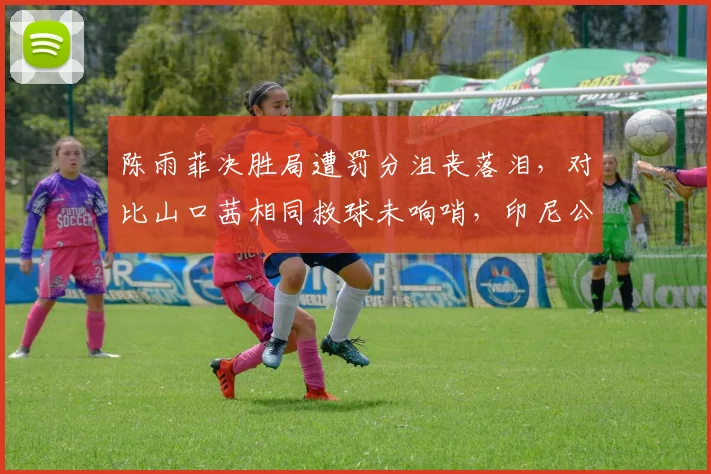 陈雨菲决胜局遭罚分沮丧落泪,对比山口茜相同救球未响哨,印尼公开赛再引声讨